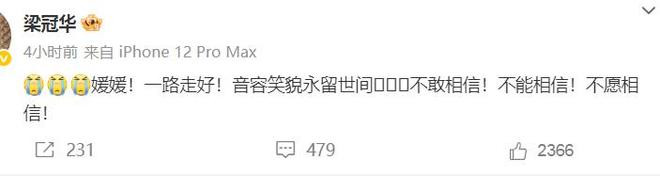 辛柏青悲痛发文赵丽颖等多位明星悼念冰球突破游戏演员朱媛媛患癌去世丈夫(图11)